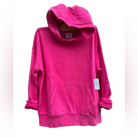 NWT GAP TEEN HOT PINK PULLOVER HOODIE Size XL (12) - Picture 1 of 4